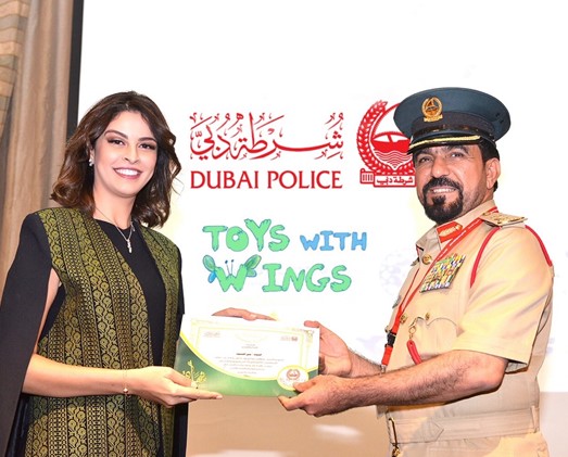 Dubai Police Honors Toys With Wings for the Initiatives' Ongoing Effort to Spread Happiness to Children 